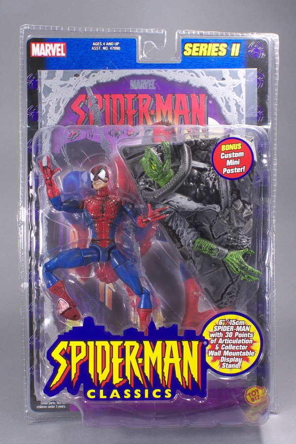 TOYBIZ SPIDER-MAN CLASSICS BATTLE RAVAGED SPIDER-MAN - またーりと 