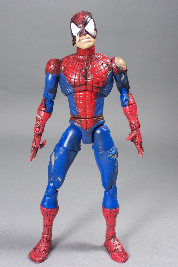 TOYBIZ SPIDER-MAN CLASSICS BATTLE RAVAGED SPIDER-MAN - また