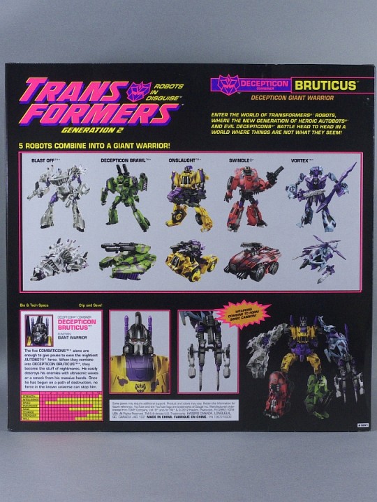 トランスフォーマー GENERATIONS G2ブルーティカス その6 ブルーティカス(BRUTICUS) - またーりといくよ。